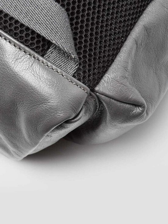 Gucci Grey Leather Tonal Double G Backpack Bag main image 7